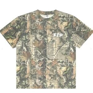FTP Woodland Camo Graphic T-Shirt – XL (Brand New)